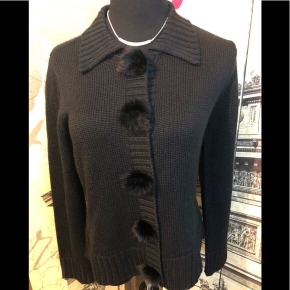 Beautiful knitted cardigan by Nina Leonard in size large - Picture 1 of 2